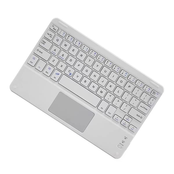 Trådløst touchpad-tastatur til tablets White M