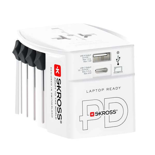 Rejseadapter MUV USB AC 65 PD