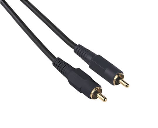 Audio Kabel 1 Phono-1 Phono 75ohm 0,75m Digital ST