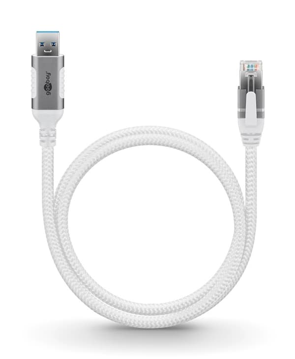 Ethernet-kaapeli USB-A 3.0 - RJ45, 5 m