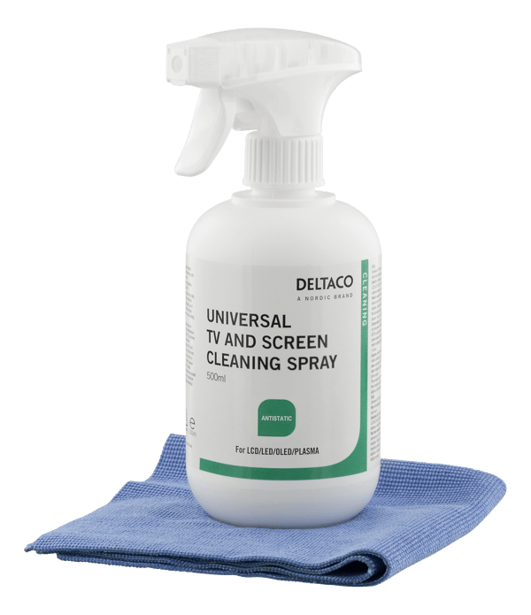 Cleaning set: 500ml liquid screens + microfiber colour Box