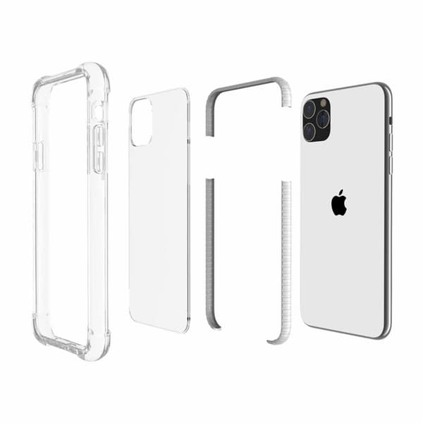 Transparent Stötsäkert iPhone 14 Pro Mobilfodral Transparent iPhone 14 Pro