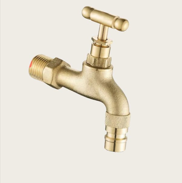 Automatisk vaskemaskinkran i messing 1/2" innløp Model 2