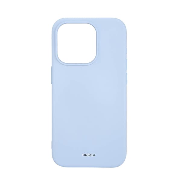 Mobilskal Silikon MagSeries Light Blue - iPhone 15 Pro