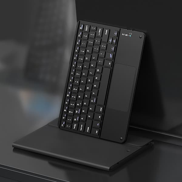 Trådløst touchpad-tastatur til tablets Black L