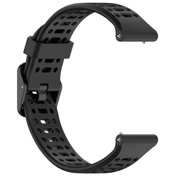 COROS Watch Silikon Tvåfärgsrem Black 22 mm