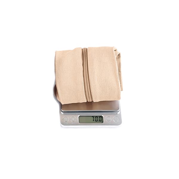 Lynlås kompressionsstrømper til kvinder og mænd Beige S/M