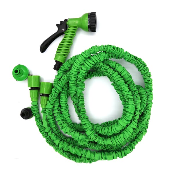 Utdragbar Vattenslang med Munstycke, 5-15 meter