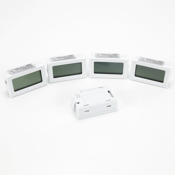 Digitalt mini-termometer / hygrometer, 5-pakning White
