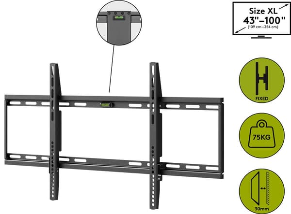 TV-väggfäste FIXED (XL)