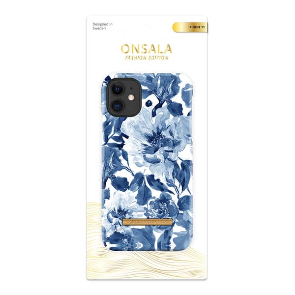 COLLECTION Mobildeksel Soft Indigo Peony iPhone 11