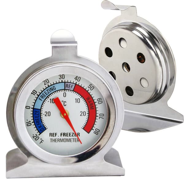 Køleskabstermometer i rustfrit stål Model 1