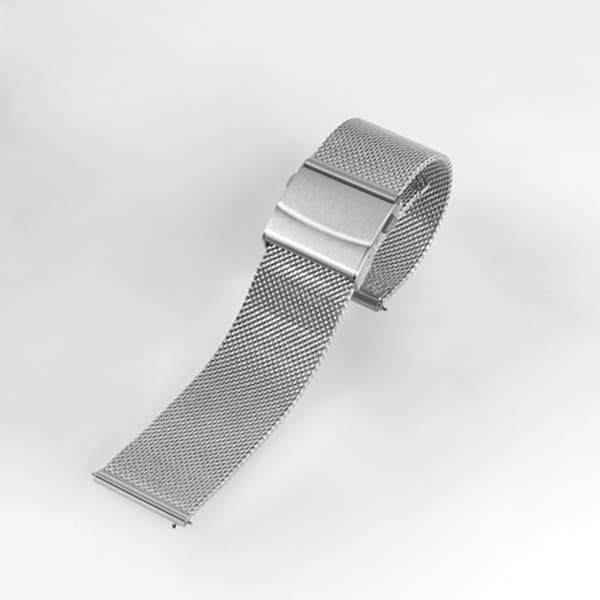 Armbånd Rustfrit stål Garmin Venu 3S / Forerunner 265s 18 mm Silver