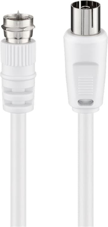 SAT-/antenn-adapterkabel (<70 dB), dubbelskärmad