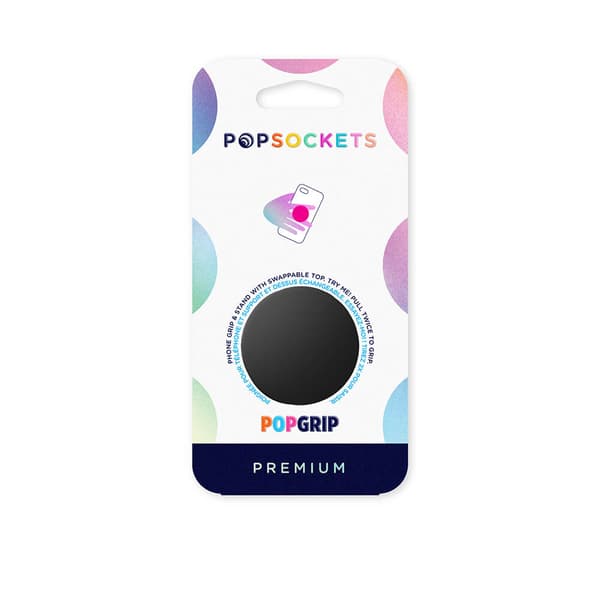 PopGrip PREMIUM Aluminum Black