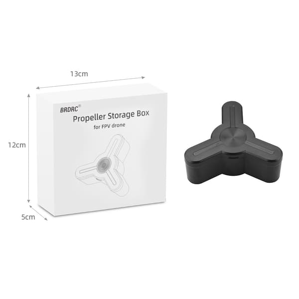 Bærbart Drone Propell Protection Case for DJI FPV Combo Black