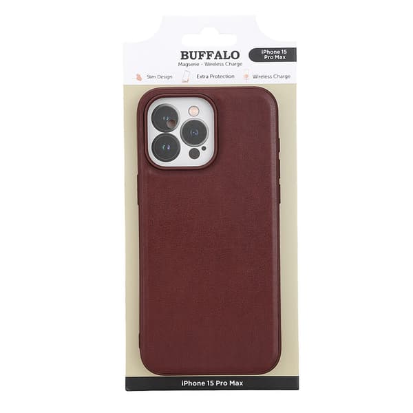 Mobilskal PU MagSeries Brun - iPhone 15 Pro Max