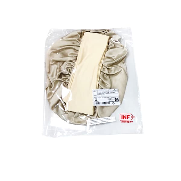 Sovmössa i 100 % silke för Kvinnor Beige