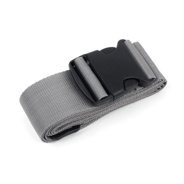 Justerbar bagasjestropp med spenne - 2 stk Grey
