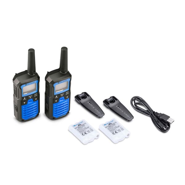 Walkie Talkie XT50 Pro Duo Sort/Blå