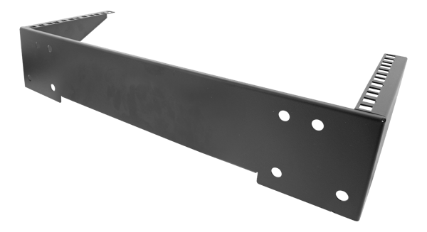 19" Vertical wall bracket, 4U, max 60kg, steel construction