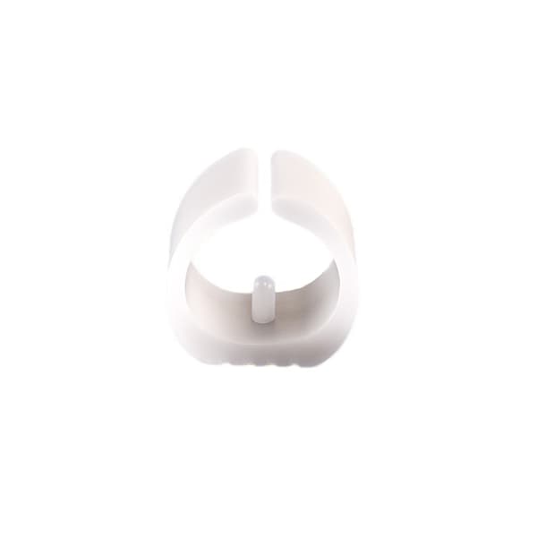 10-pak bueformede møbelbenspuder White M