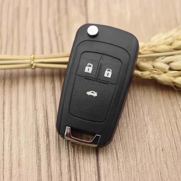 3-knaps bilnøgledæksel til Buick/Opel/Chevrolet Black