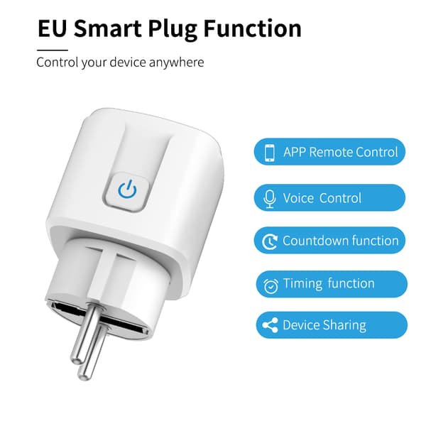 Smart Plug Wifi kaukosäädin 4 kpl 16A