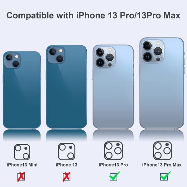 iPhone 13 Pro / 13 Pro Max linssinsuojus 3 kpl läpinäkyvä