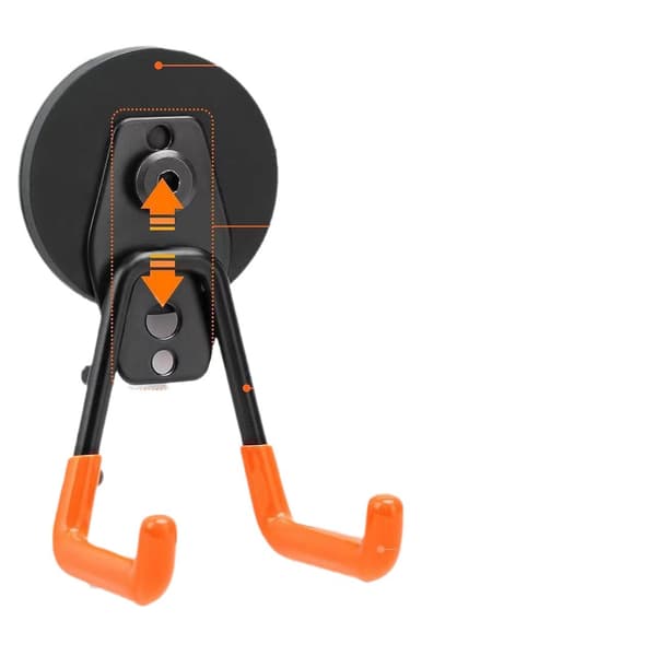 Magnetiske kroker – solid oppbevaring for verktøy Orange