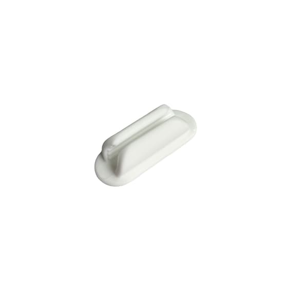 Silikonikynätelineklipsit - 2 kpl White