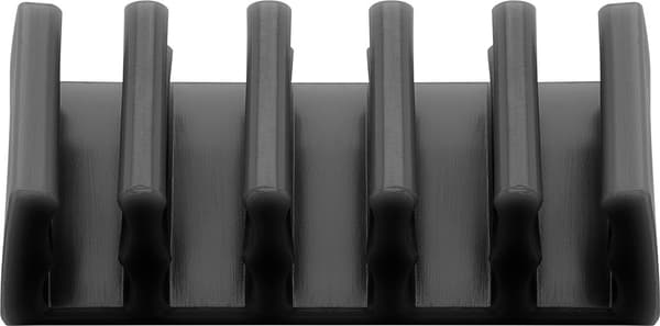 Kabelhåndtering 5-slots, sort