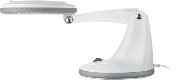 LED-forstørrelseslampe med stativ, 6 W, hvit