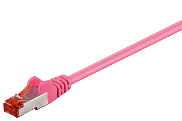 CAT 6 patchkabel S/FTP (PiMF), magenta
