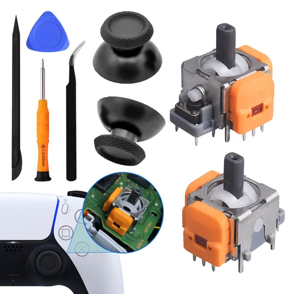 Erstatningssett for PS5-kontrollere Hall Sensor Joystick Model 1