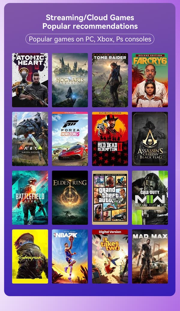 D8 Trådløs Strækbar Gamepad til Telefoner og Tablets White