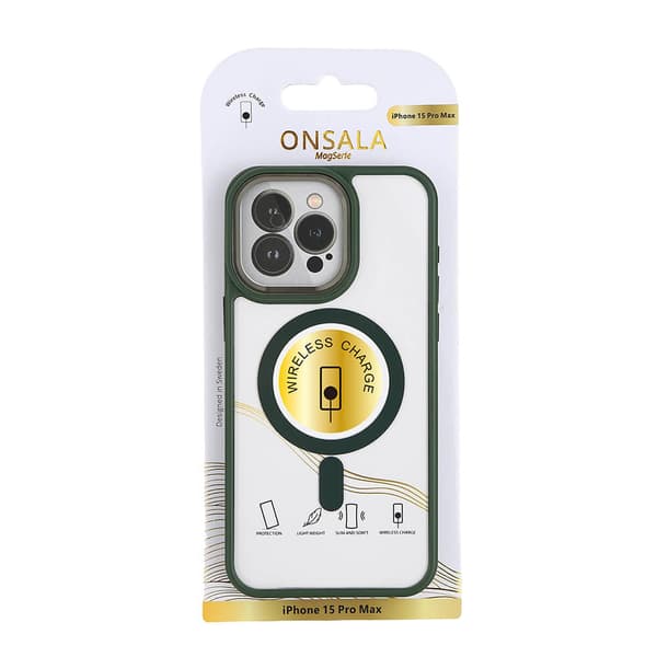 Mobilskal Bumper MagSeries Green - iPhone 15 Pro Max
