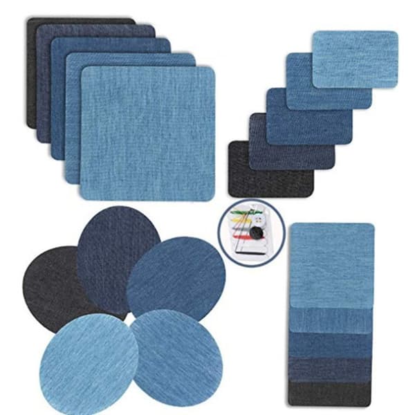 Strygbare lapper 20 stk Blue