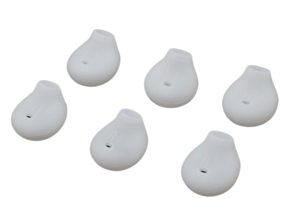 In-ear silikon øreplugger deksler for Samsung Galaxy S6/S7, Note5/Note7 White