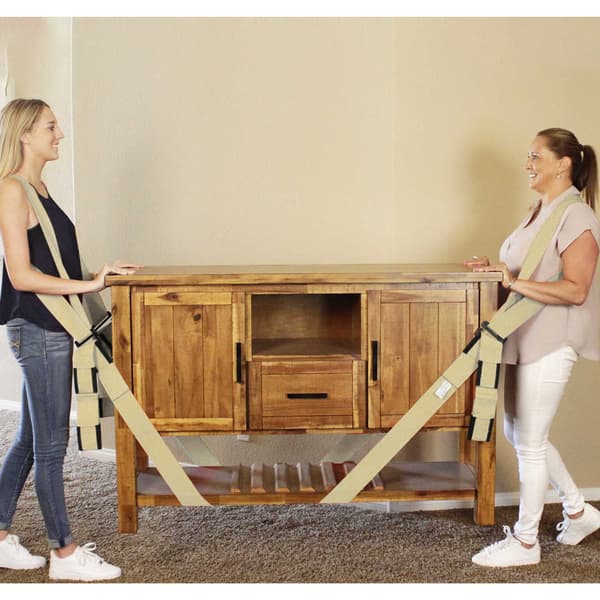 Bærestropper for tunge løft (sett med 2 stk.) Beige