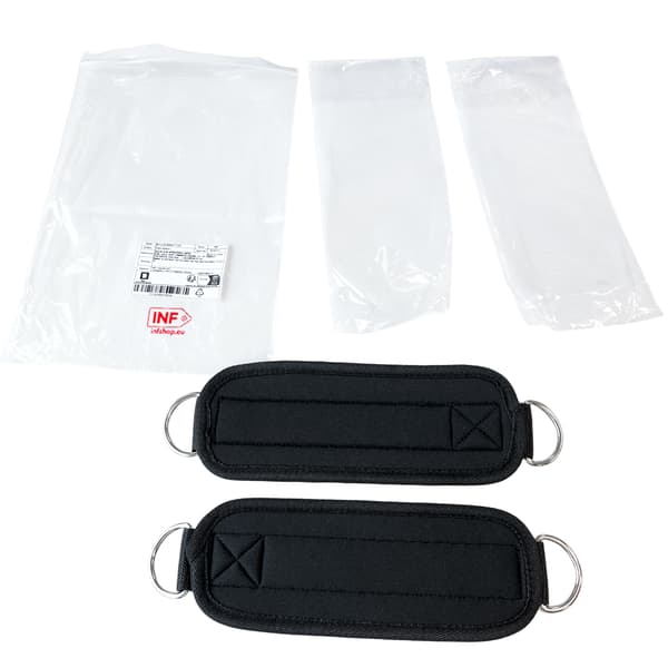 Ankelremmar för Kabelmaskiner, 2-pack Black
