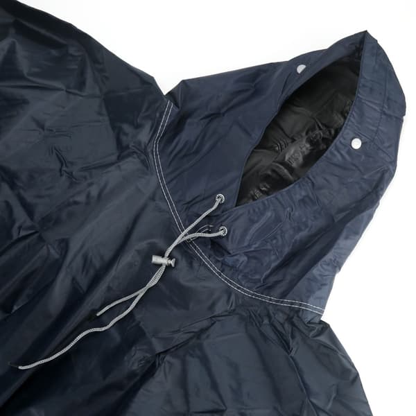 Vedenpitävä sadeponcho hihoilla Blue