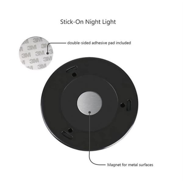 LED spotlights med bevægelsessensor natlys 3-pak Silver