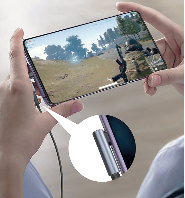 USB-C til 3,5 mm lydadapter til hovedtelefoner Black