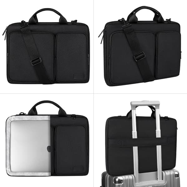 Laptopfodral med Axelrem Black S