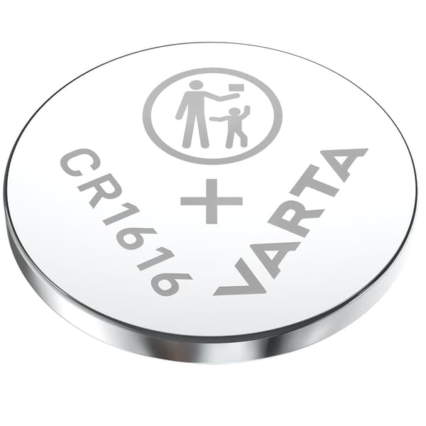 CR1616 3V litium knappcellebatteri 2-pakning