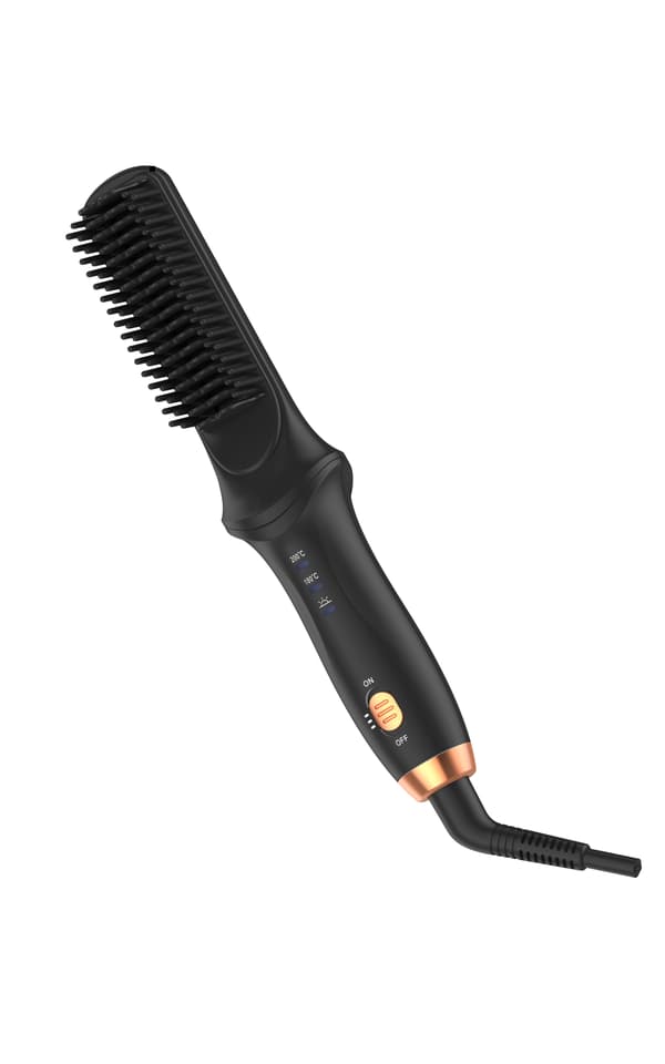 AE-510 multifunksjonell hårføner og strykejern Black