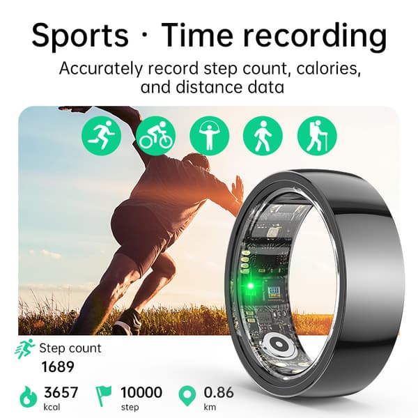 Smart Ring R1000 - Keramisk Udgave White 12