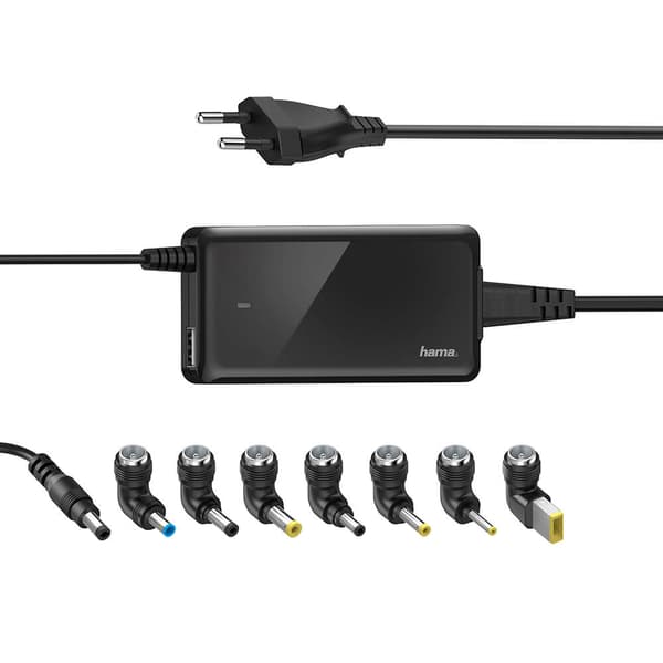 Virtalähde Notebook Universal 100-240V 19V/65W 8x Adapteri