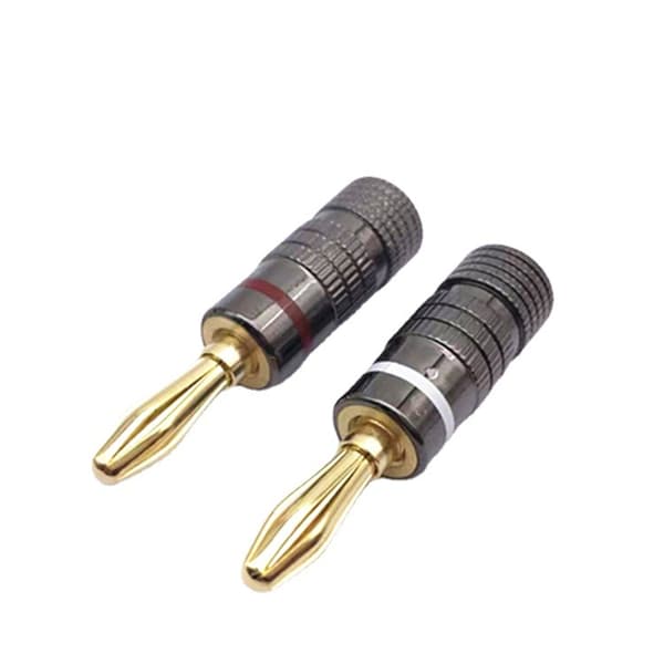 Sett med åtte bananplugger, 4 mm 8-pack